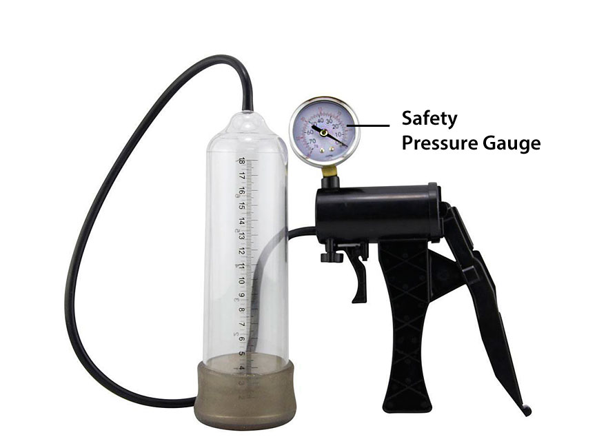 do penis pumps work better with a gauge?